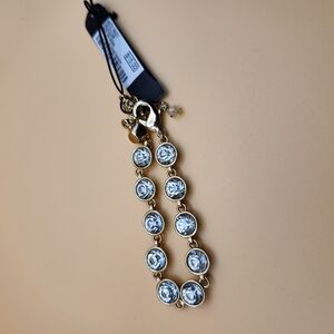 RSVP Gold and Silver Crystal Bracelet